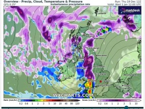 天气预报员在英国范围内的“北极风暴”之前发布了白色圣诞节的预测